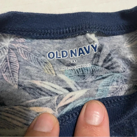 OLD NAVY COLORFUL FERN TODDLER DRESS - Picture 2 of 3